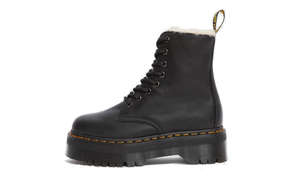 Dr Martens Jadon Fur Platform Lined Boots Black