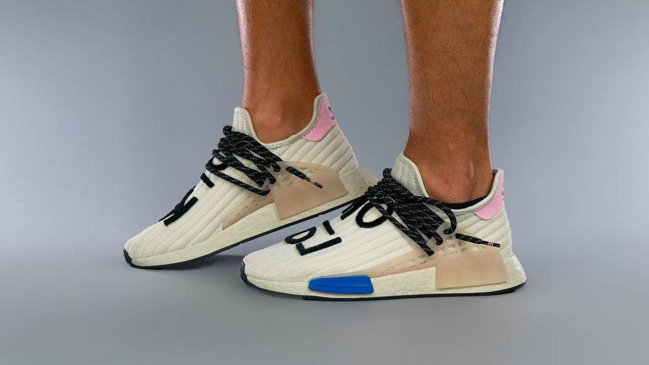 Chenille Adorns the Pharrell Williams x adidas NMD Hu