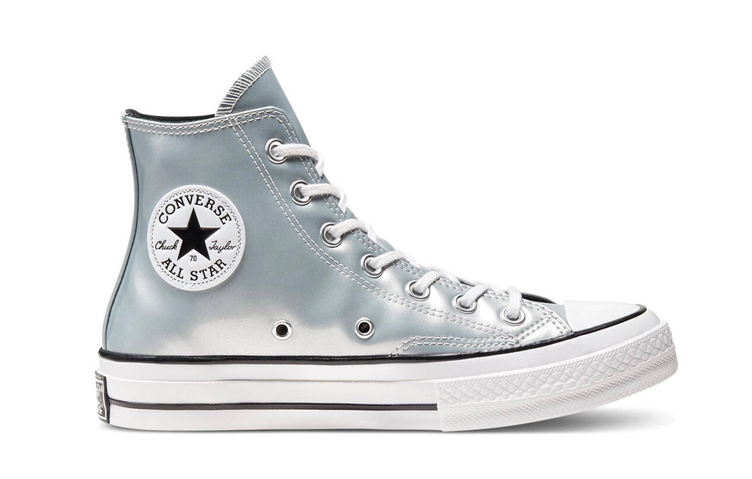Industrial Glam Chuck 70 High Top Silver