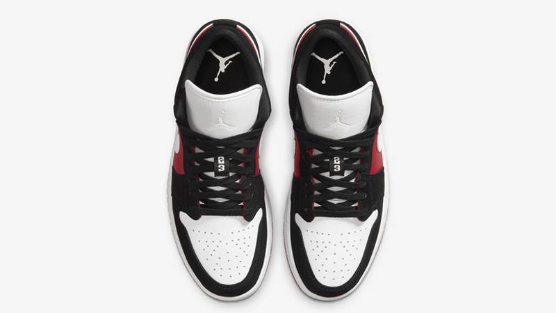 Jordan 1 Low Black Gym Red Middle