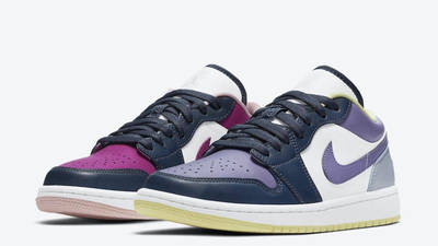 jordan 1 low paars