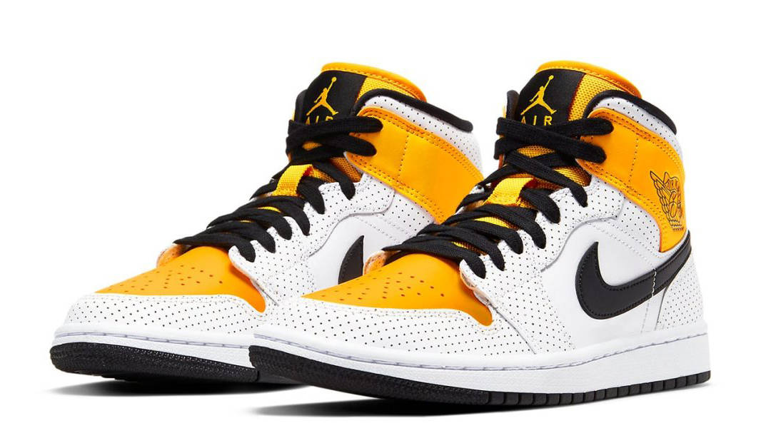 Jordan 1 Mid Laser Orange Front