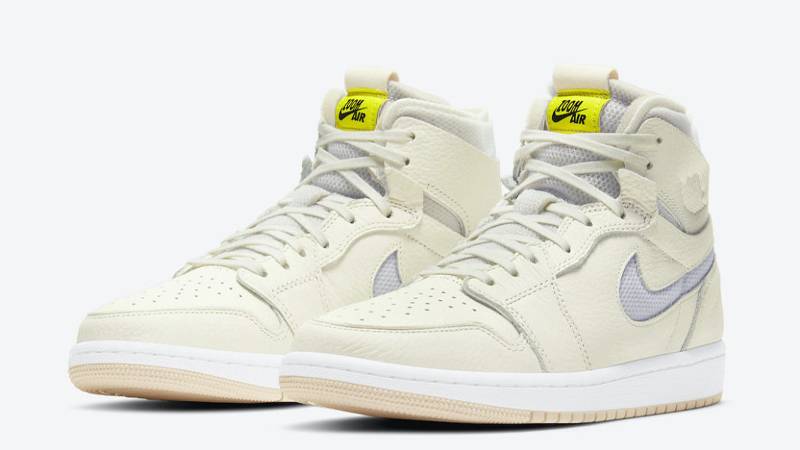 Jordan 1 Zoom Comfort Sail Pearl White Front