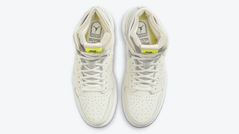 Jordan 1 Zoom Comfort Sail Pearl White Middle