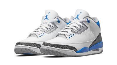 white blue 3s