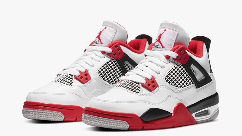 Jordan 4 GS Fire Red | Where To Buy | 408452-160 | The Sole