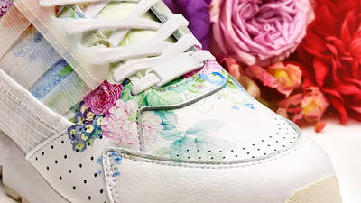 Meissen adidas ZX 10000C Made In Germany Floral White Lifestyle Front Closeup