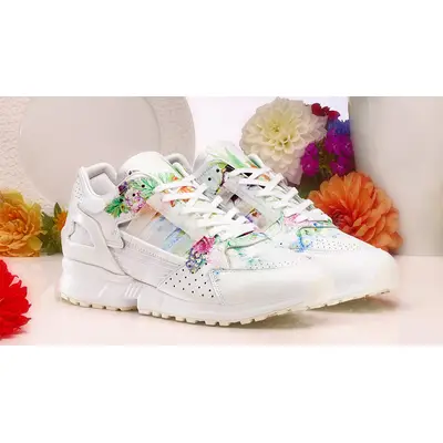 Meissen adidas ZX 10000C Made In Germany Floral White Lifestyle Front