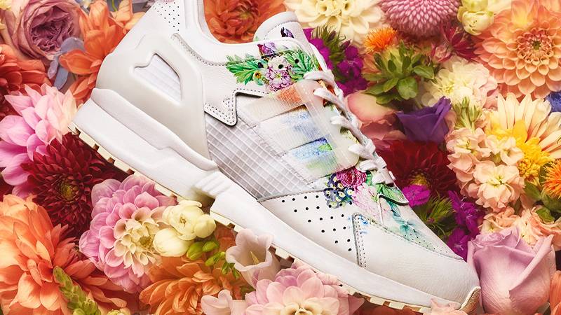 Meissen adidas ZX 10000C Made In Germany Floral White