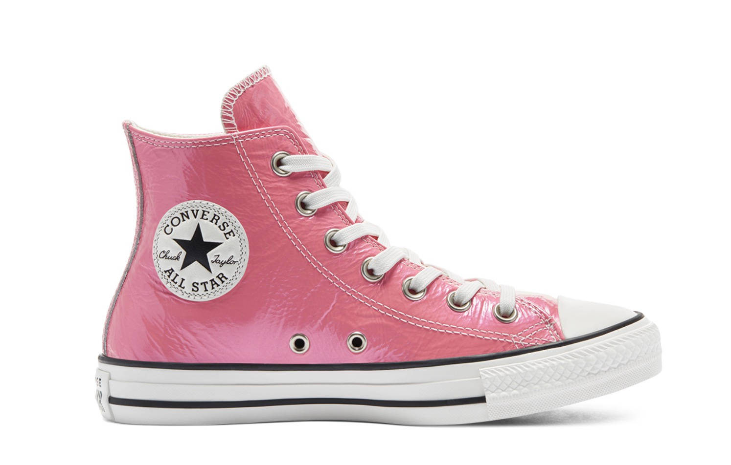 Metallic Classics Chuck Taylor All Star High Top Pink