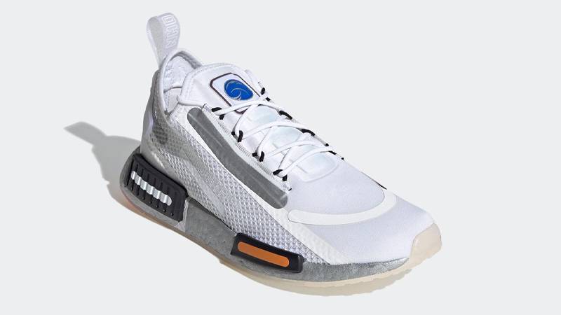 NASA x adidas NMD R1 SPECTOO White Black Front