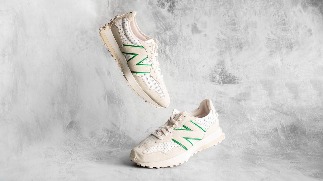 Giveaway: WIN the Casablanca x New Balance 327 "Grey Green"!