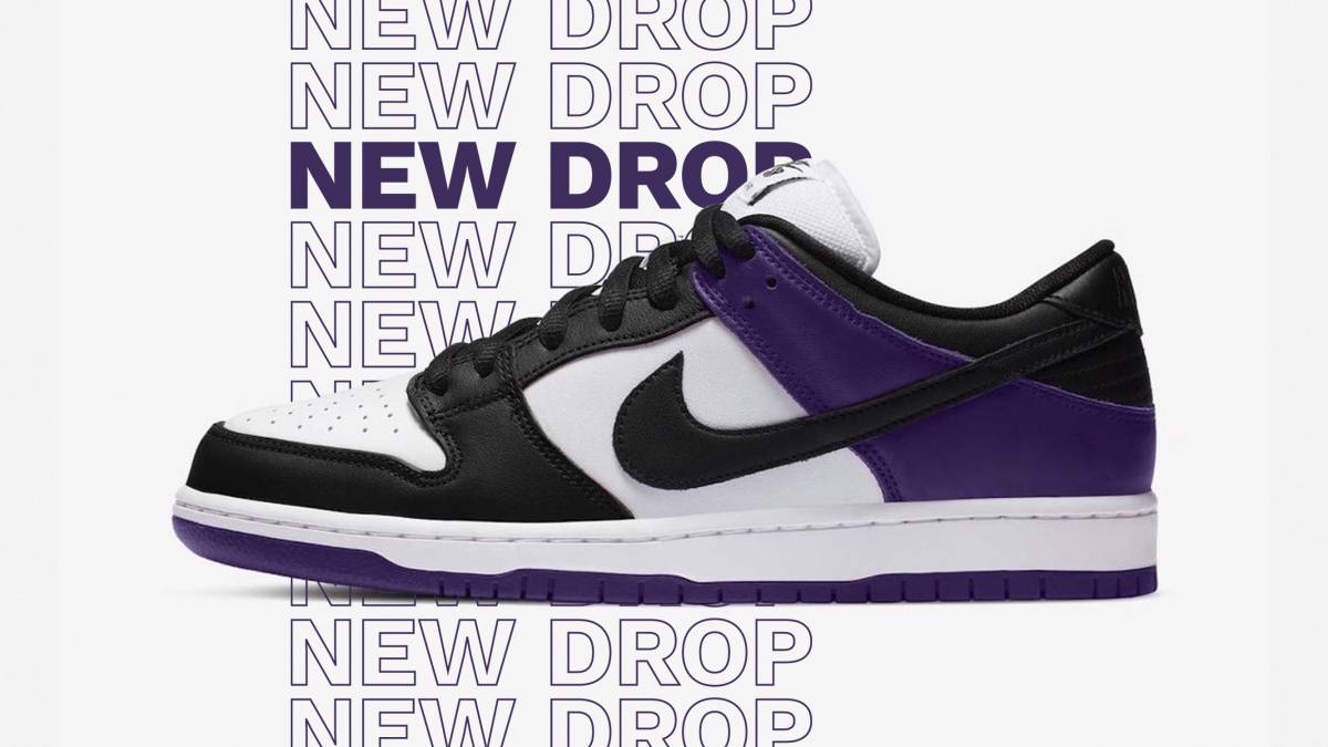 sb dunk low pro court purple resell