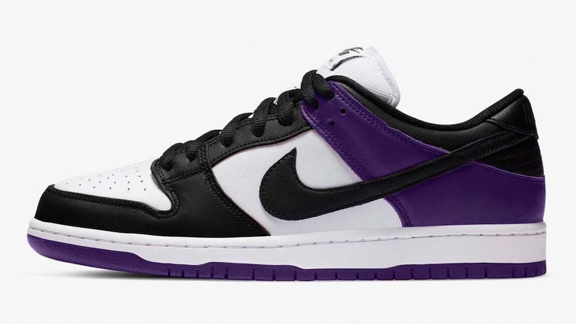 purple gold nike dunks