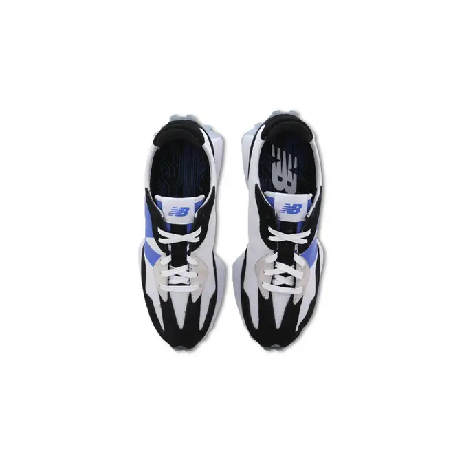New Balance 327 Black White Blue | Where To Buy | MS327HU | The Sole ...