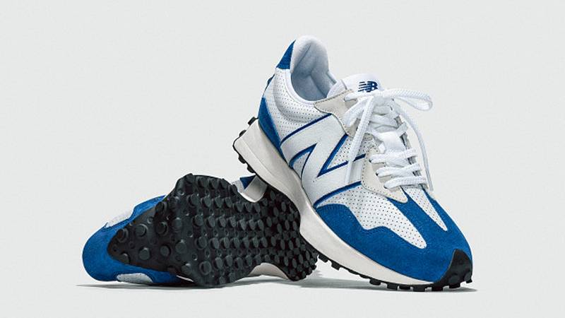 New Balance 327 Perforated Pack White Blue First Look
