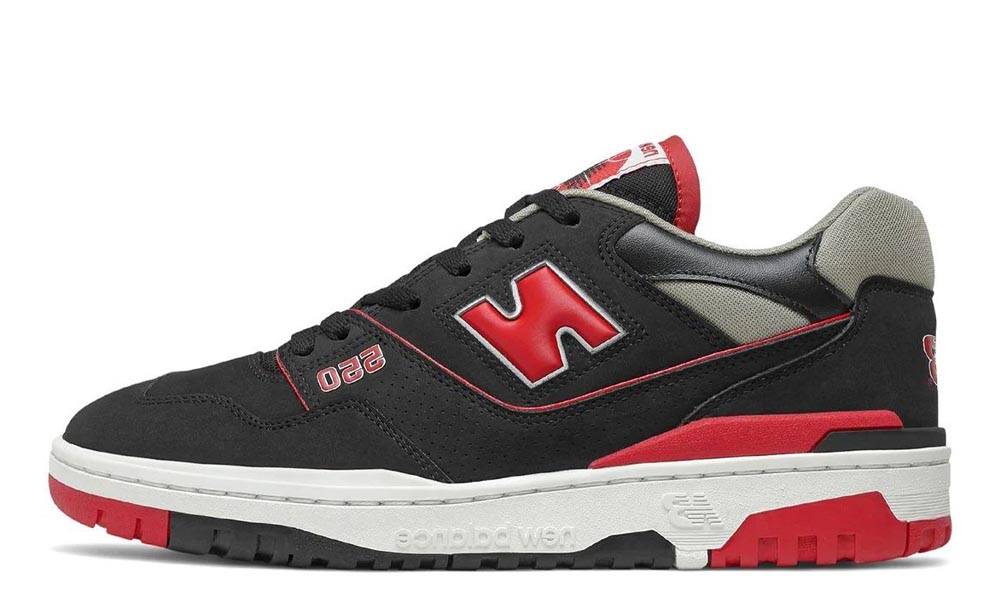 New Balance 550 Black Red