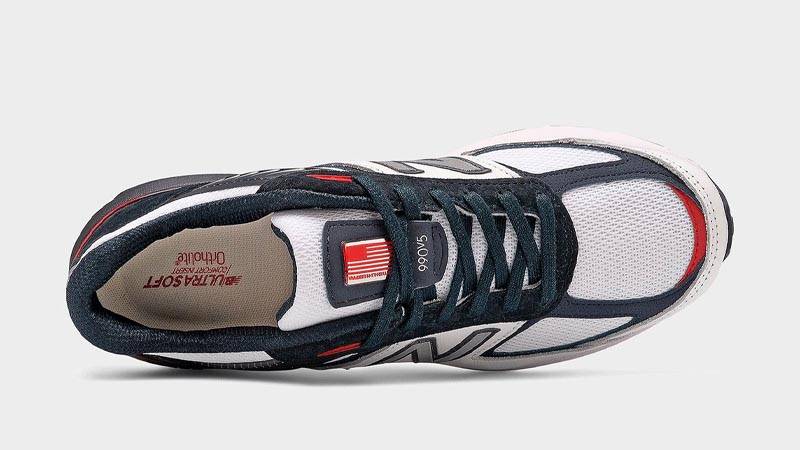 New Balance 990V5 Team Red Carbon Middle