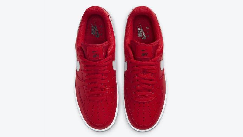 Nike Air Force 1 Low Red Grey Middle