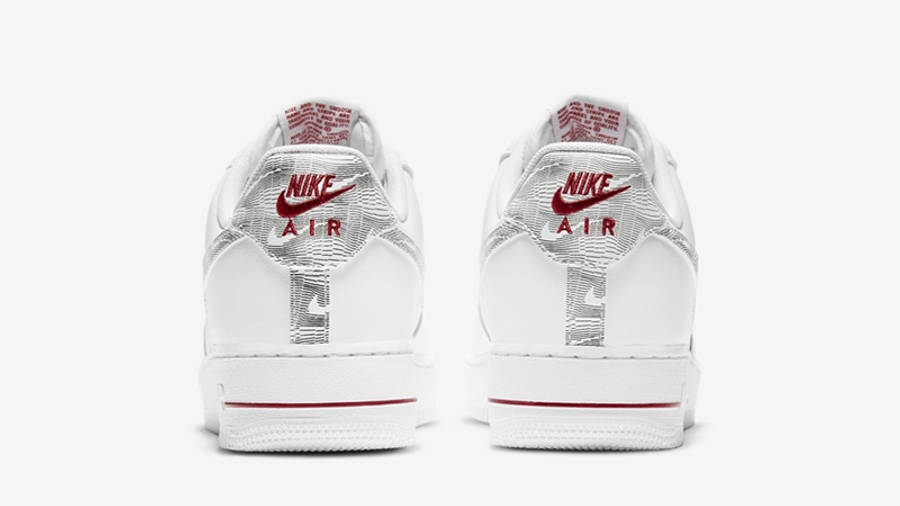 air force 1 topography red