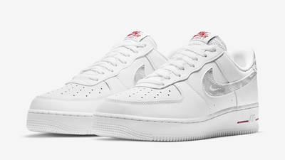 nike air force 1 low topography white red