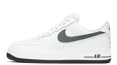 nike air force one grey and white