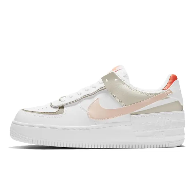 womens air force 1 shadow white crimson tint