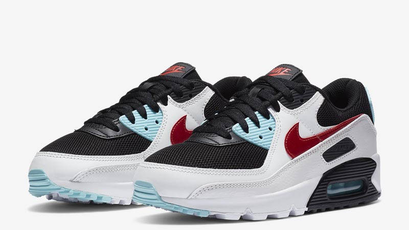 Nike Air Max 90 Aqua Red White Black