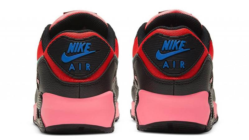 Nike Air Max 90 Black Mint Red DD9672-001 back