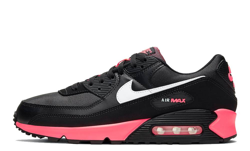 air max 90 pink black
