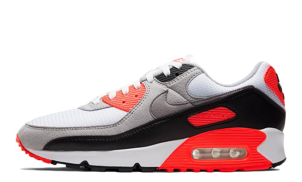 diep Sneeuwstorm Verandert in Nike Air Max 90 Infrared | Where To Buy | CT1685-100 | The Sole Supplier