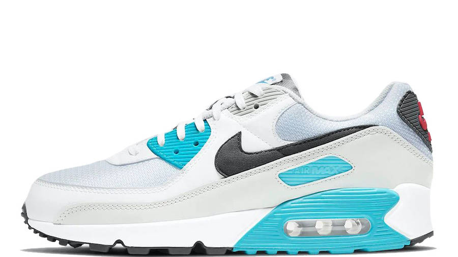 air max 90s white and blue