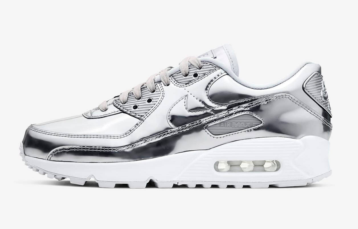 Nike Air Max 90 Metallic Silver