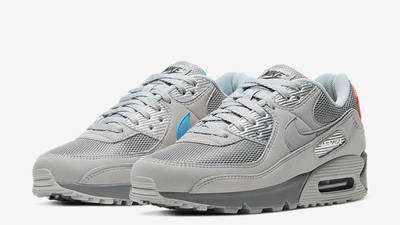 nike air max 90 silver