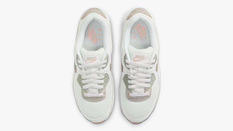 Nike Air Max 90 Snakeskin Swoosh White Soft Grey Middle