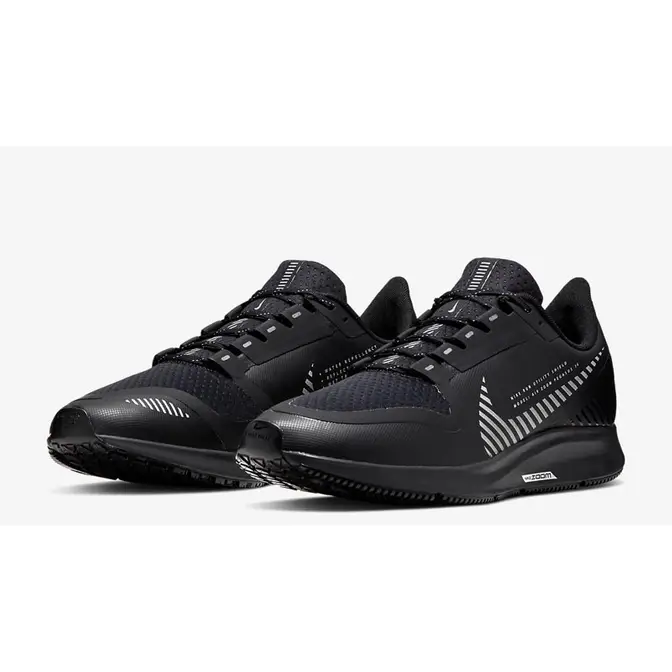 Nike Air Zoom Pegasus 36 Shield Black Metallic Silver Where To Buy AQ8005 001 The Sole Supplier