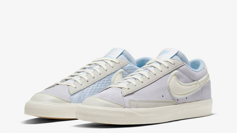 Nike Blazer Low Football Grey Front