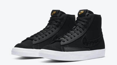 nike blazer mid 77 vintage gold edition with chain