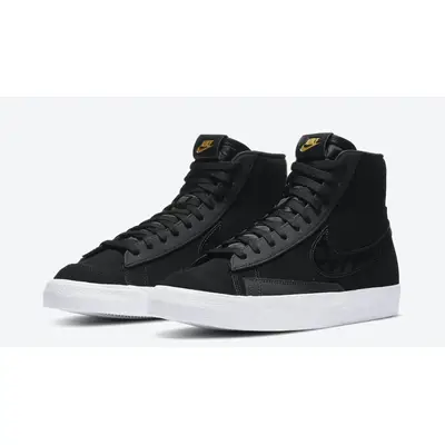 Nike Blazer Mid 77 Black Gold | Where To Buy | DD6614-001 | The Sole ...