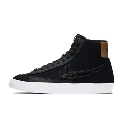 Black and cheap gold nike blazers