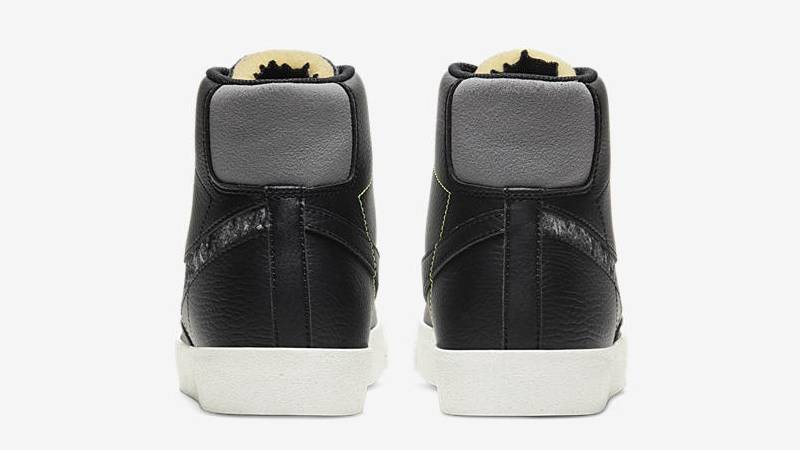 Nike Blazer Mid 77 Vintage Black Smoke Grey Back