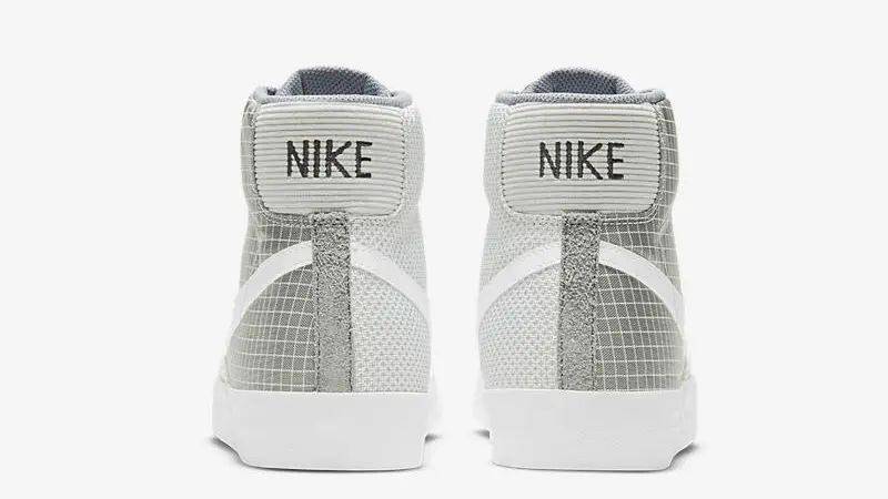 Nike Blazer Mid Patch Smoke Grey Back