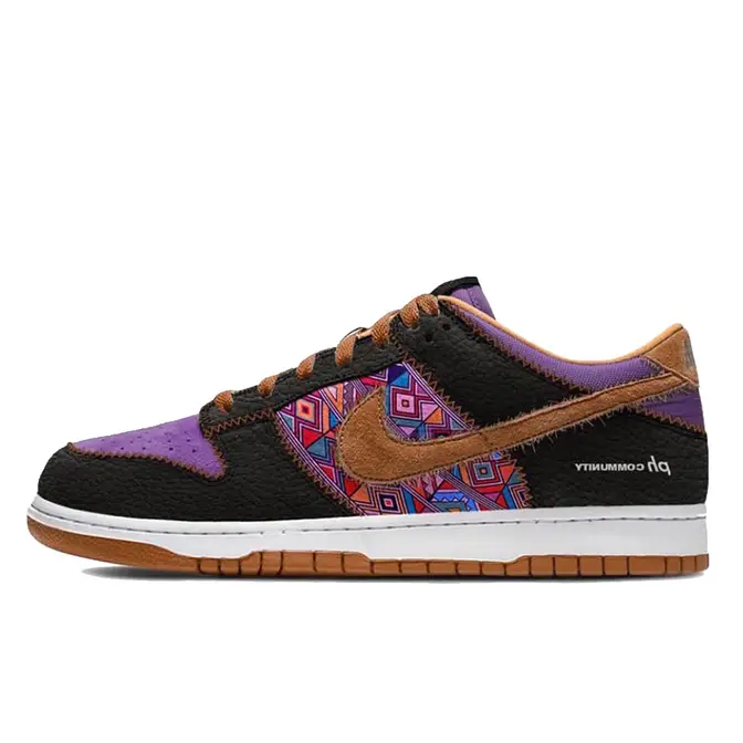 Nike Dunk Low Black History Month Black Purple | Where To Buy ...