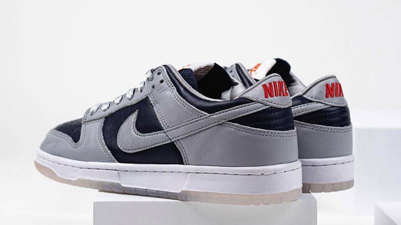 Nike Dunk Low Grey Black Red back