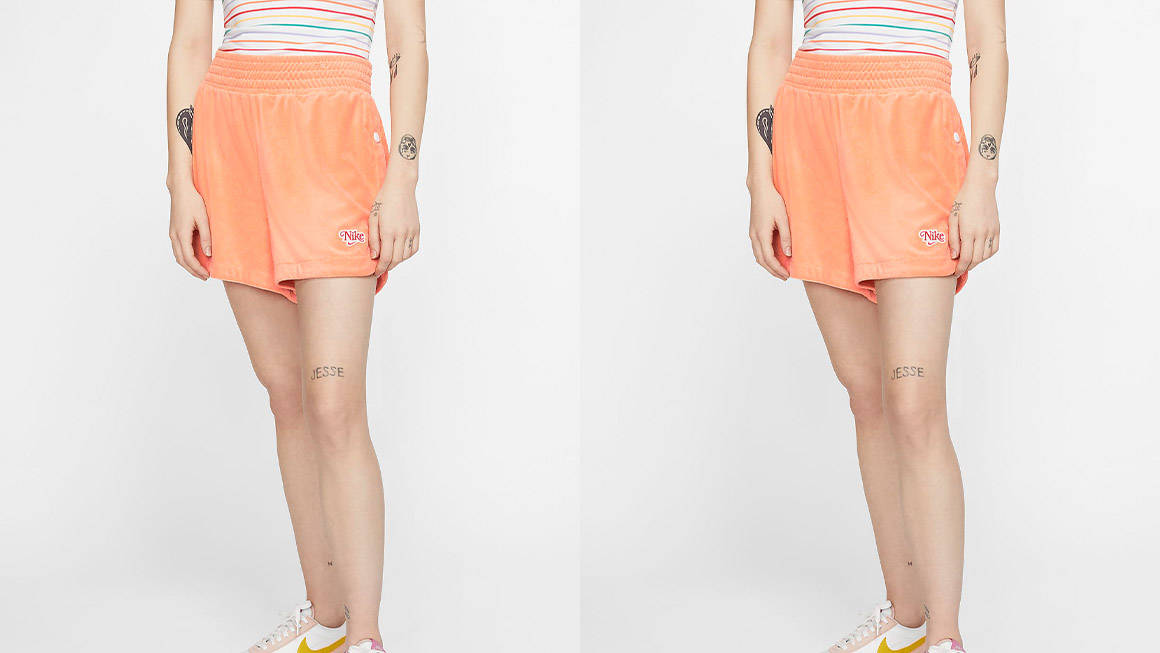 Nike Flannel Shorts Orange