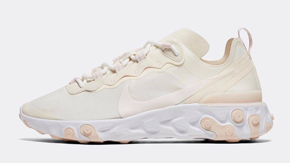 Nike React Element 55 Cream White