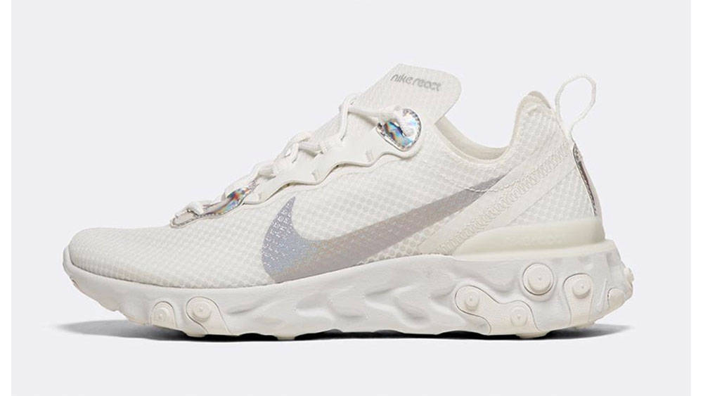 Nike React Element 55 White Iridescent