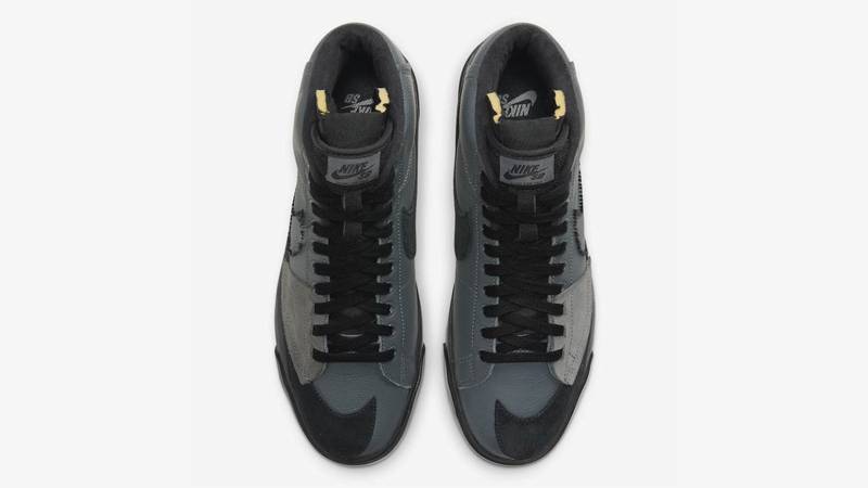 Nike SB Blazer Mid Edge Black Grey Middle