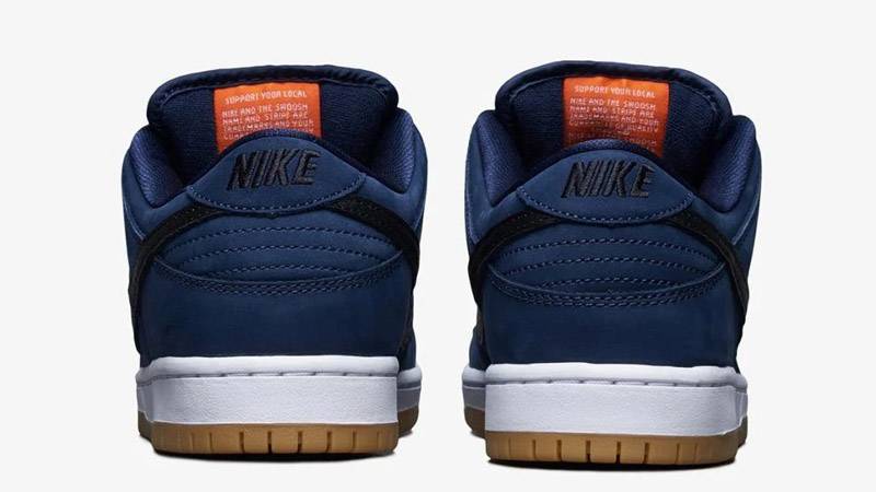 Nike SB Dunk Low Midnight Navy Back