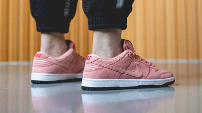 Nike SB Dunk Low Pink Pig On Foot Back Side